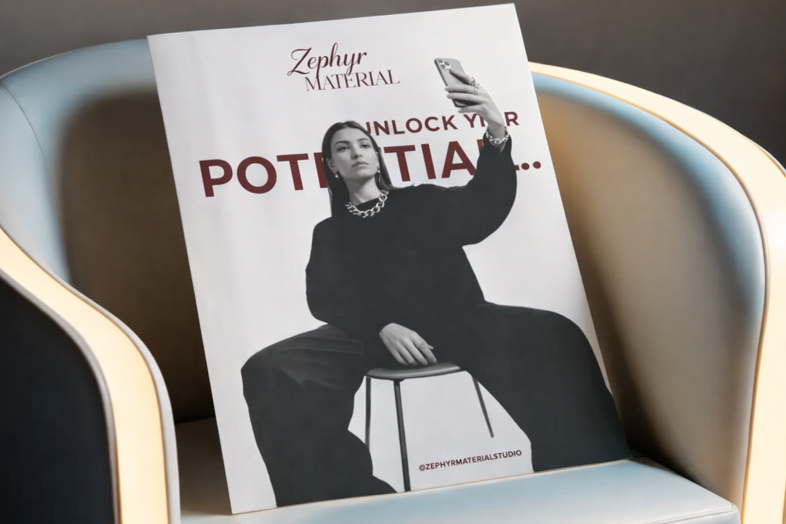 Magazine Design & Social Material Studio – slide 4