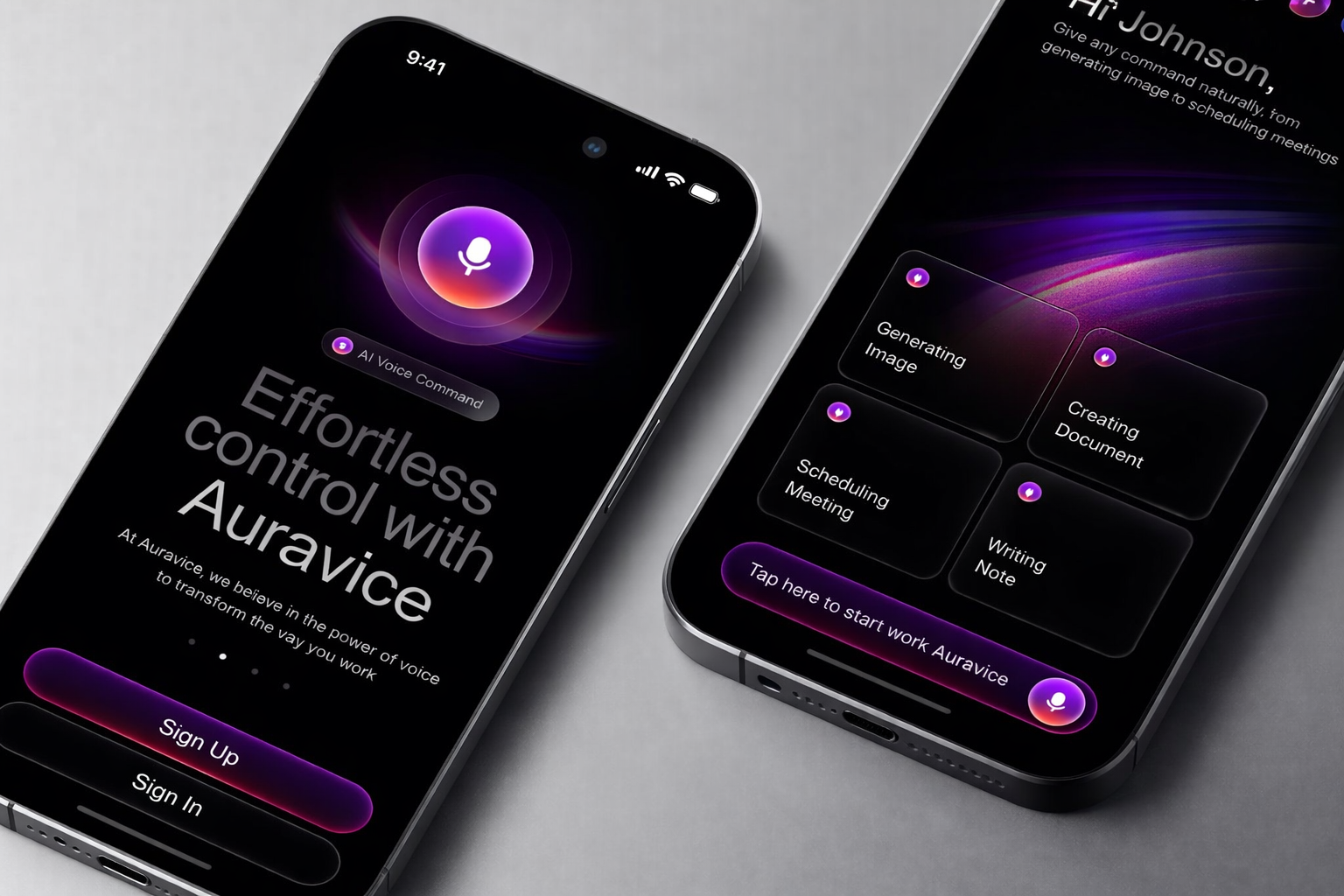 Syncra AI – Voice Command Mobile App – slide 2
