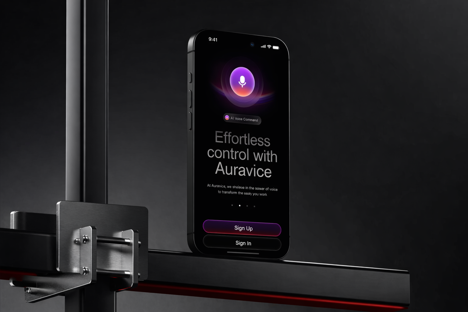 Syncra AI – Voice Command Mobile App – slide 4