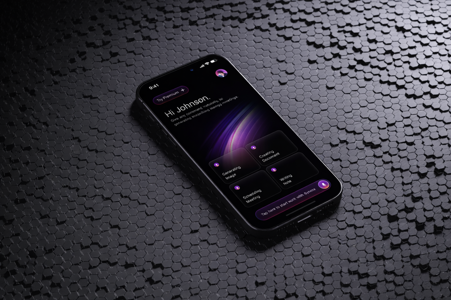 Syncra AI – Voice Command Mobile App – slide 5