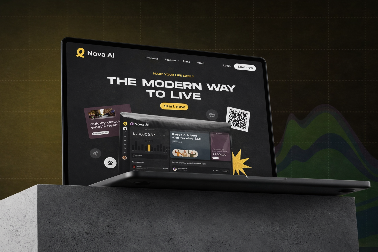 Easily Fintech – Creative Landing Page – slide 2