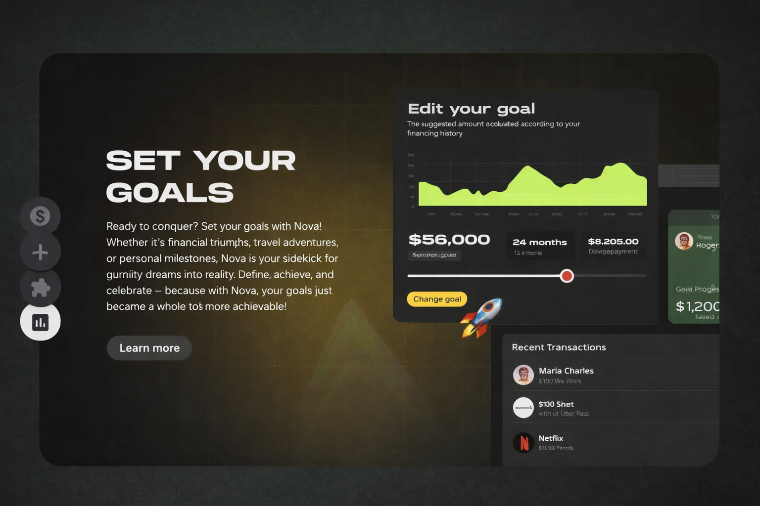 Easily Fintech – Creative Landing Page – slide 3